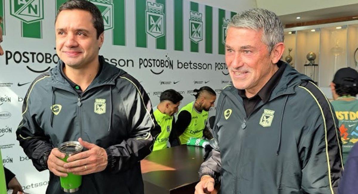 Arango y Fermani completan dos años en Atlético Nacional. Foto: Twitter