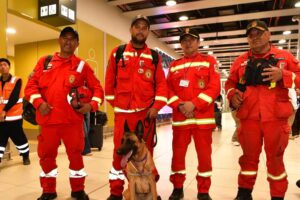 L&rsquo;équipe de pompiers USAR est revenue au Pérou après avoir terminé une mission de sauvetage au Venezuela