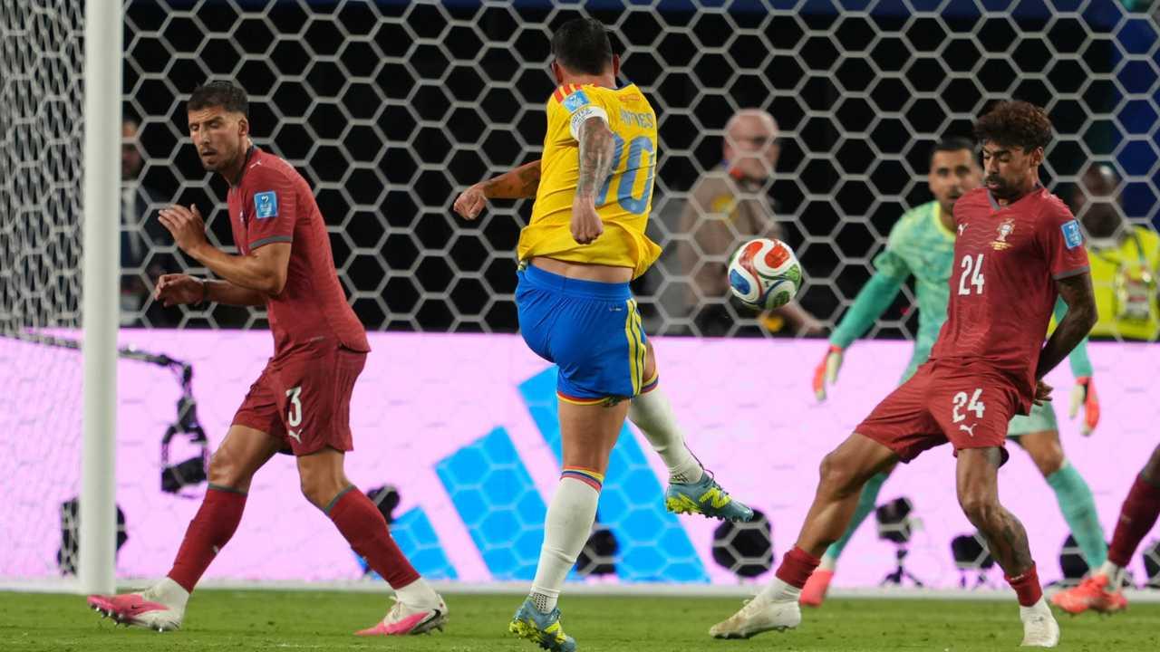 Colombia libró una excelente batalla contra Portugal. Foto: EFE