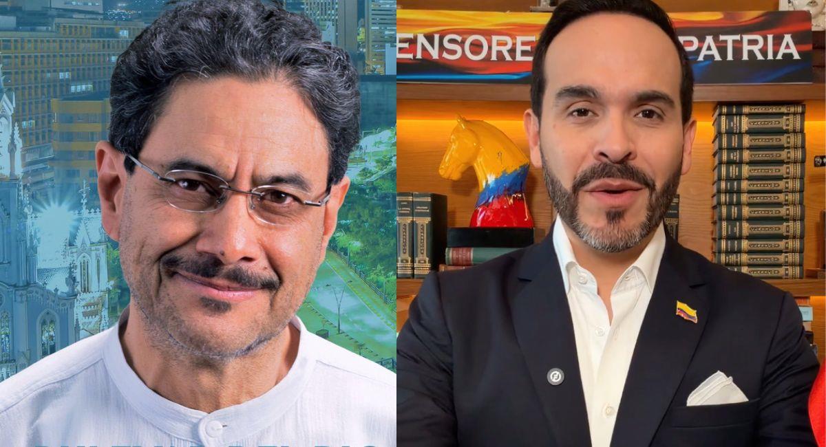Iván Cepeda se ha declarado en desobediencia civil y no reconoce a Abelardo de la Espriella como presidente. Foto: Twitter @/IvanCepedaCast / @ABDELAESPRIELLA