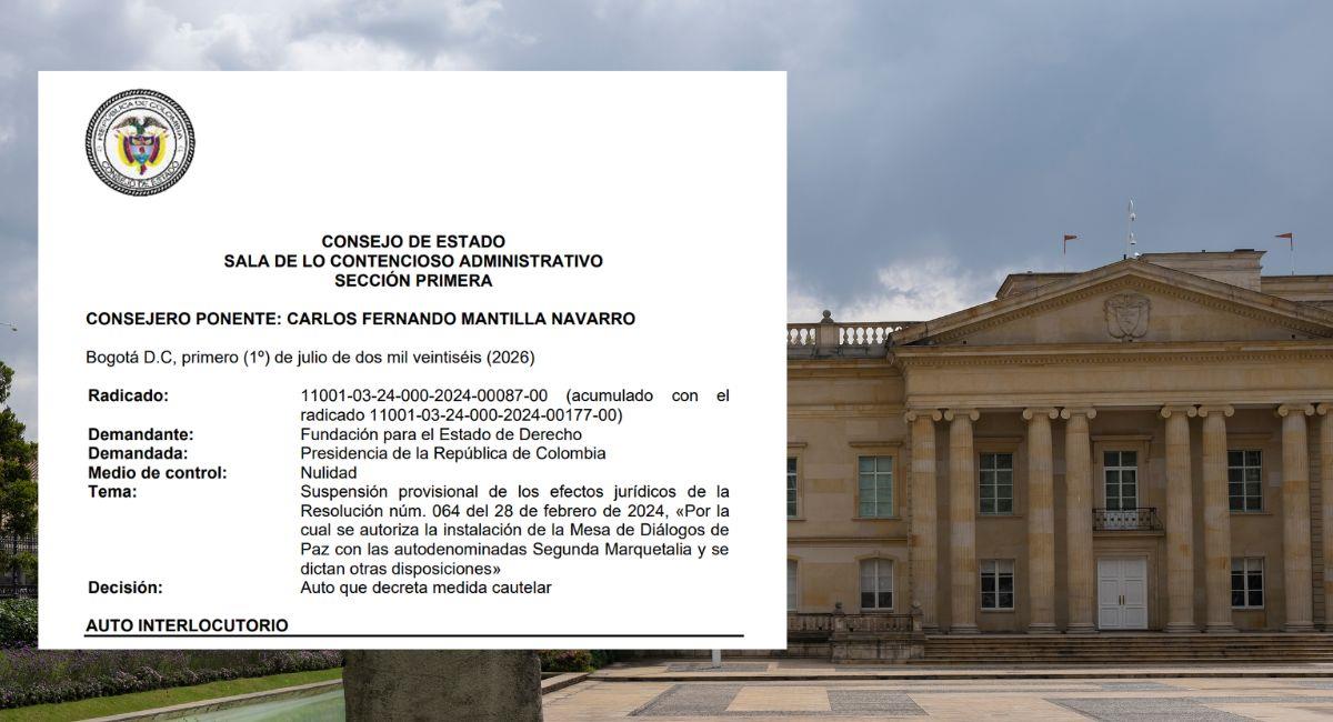 El Consejo de Estado suspendió la resolución sobre la Segunda Marquetalia. Foto: Shutterstock