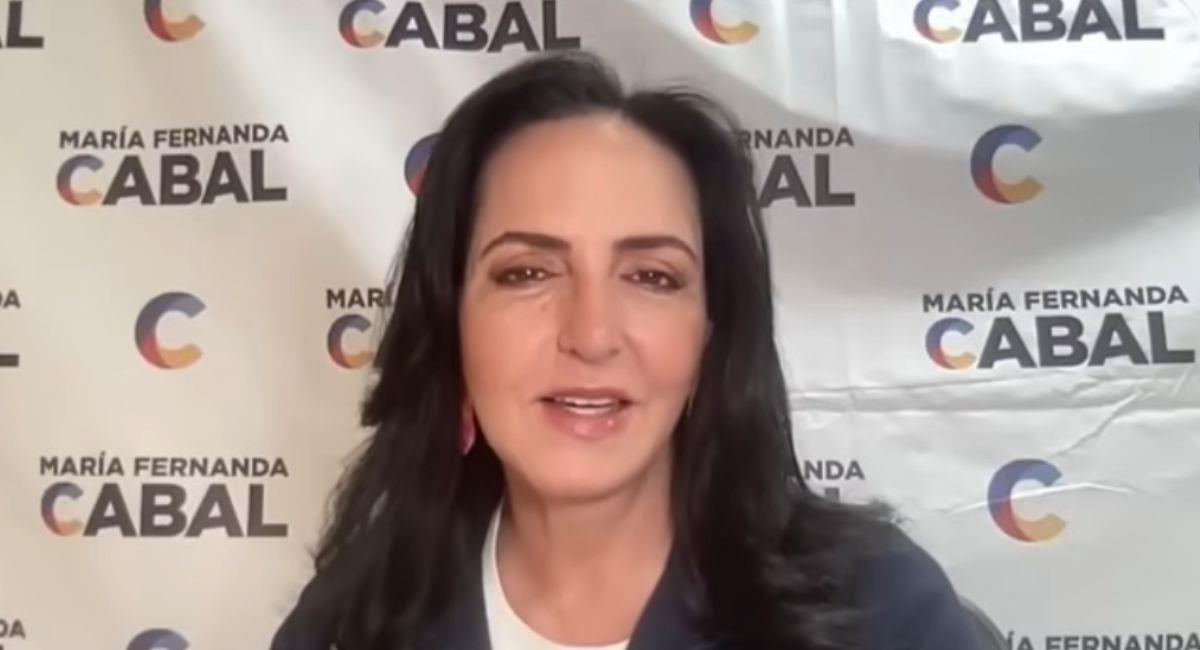 María Fernanda Cabal hizo parte del Congreso durante 12 años. Foto: Youtube Captura de pantalla Canal UNO