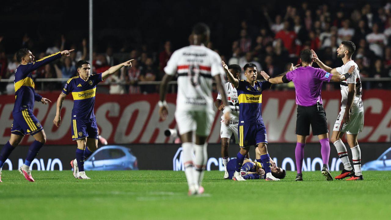 Boca da el salto a semis en territorio brasilero. Foto: EFE