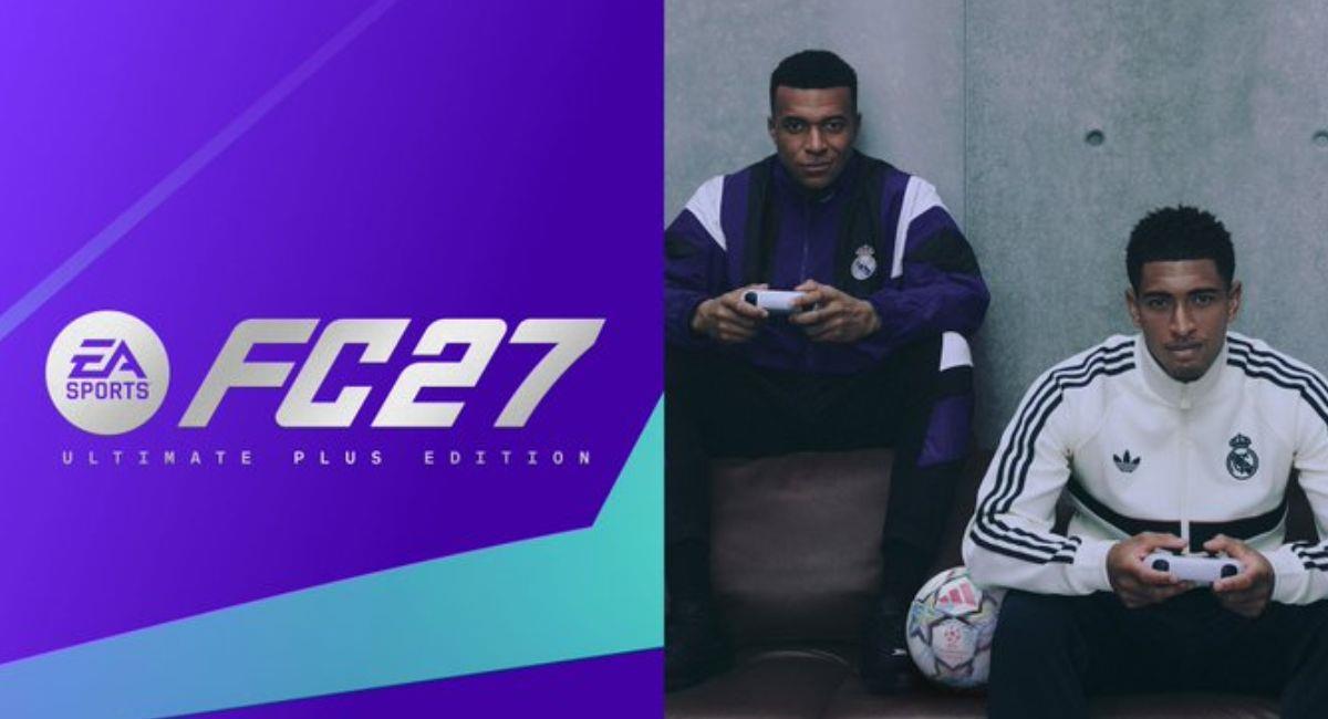 Mbappé y Bellingham fueron los encargados de darle cara a esta edición del videojuego. Foto: Twitter @easportsfces