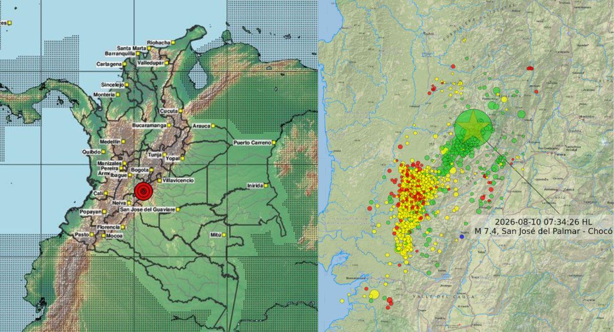 El SGC explicó si los recientes temblores anticipan un sismo de mayor magnitud. Foto: Capturas de pantalla SGC