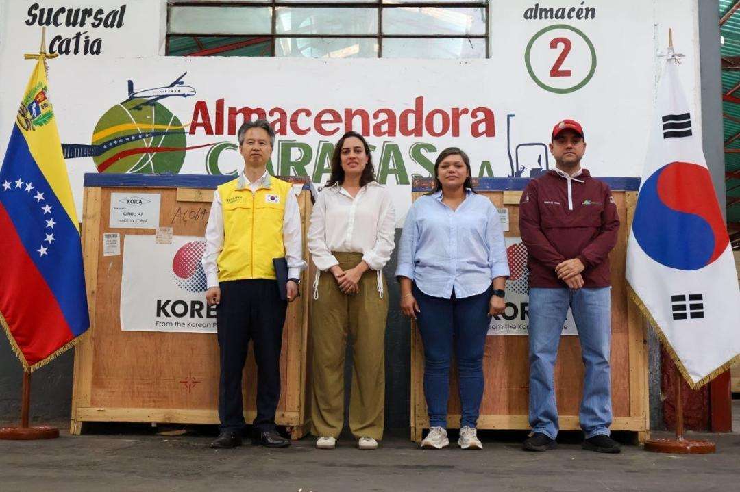 Le Venezuela reçoit plus de 17 tonnes d'aide humanitaire de la République de Corée