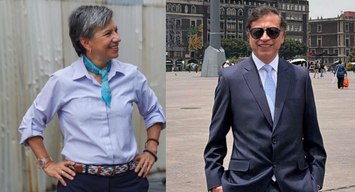 Claudia López y Gustavo Petro hablaron de las elecciones de 2027. Foto: X: @ClaudiaLopez / @petrogustavo