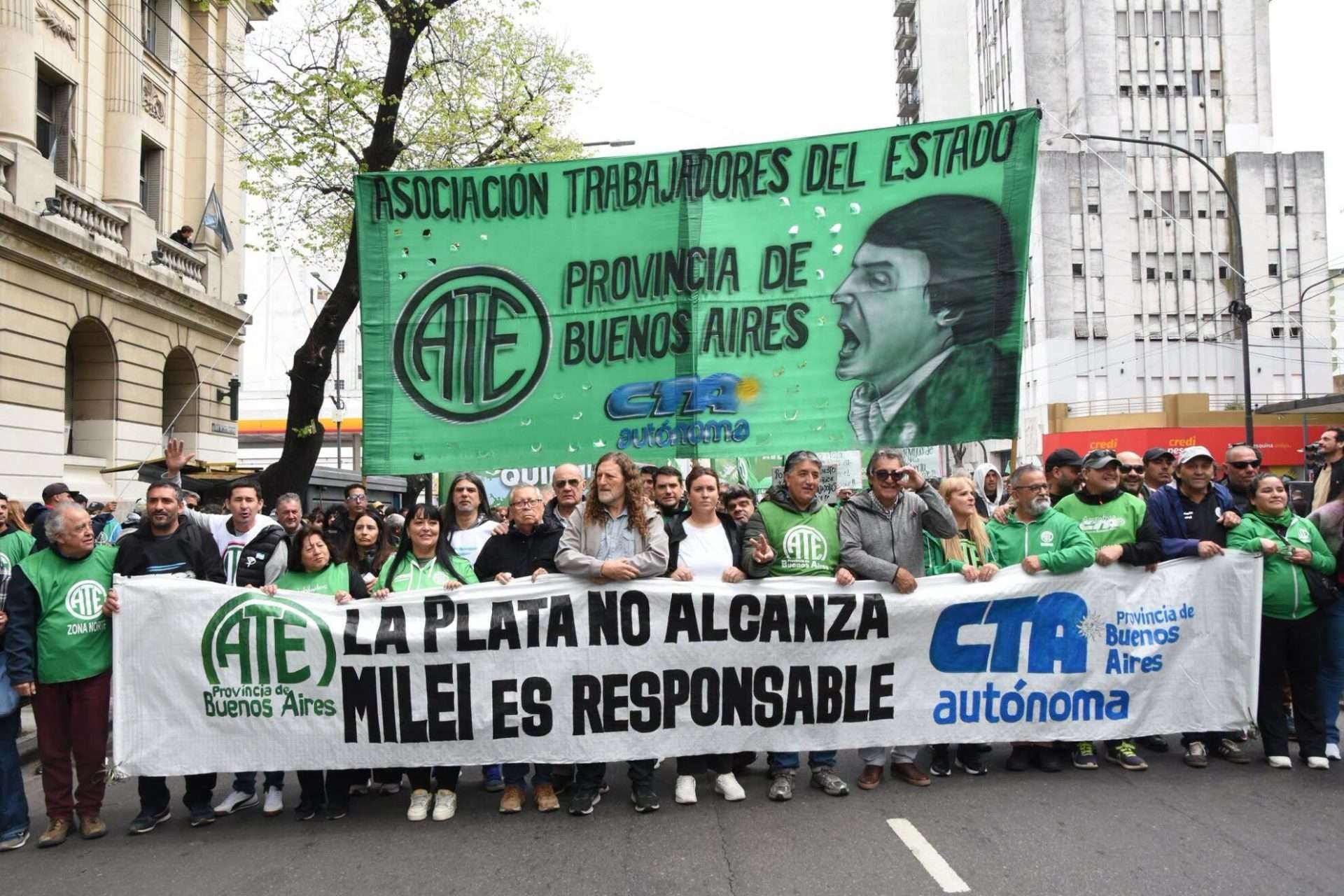 L'Association des travailleurs de Buenos Aires a mené une grève et une mobilisation pour des salaires décents