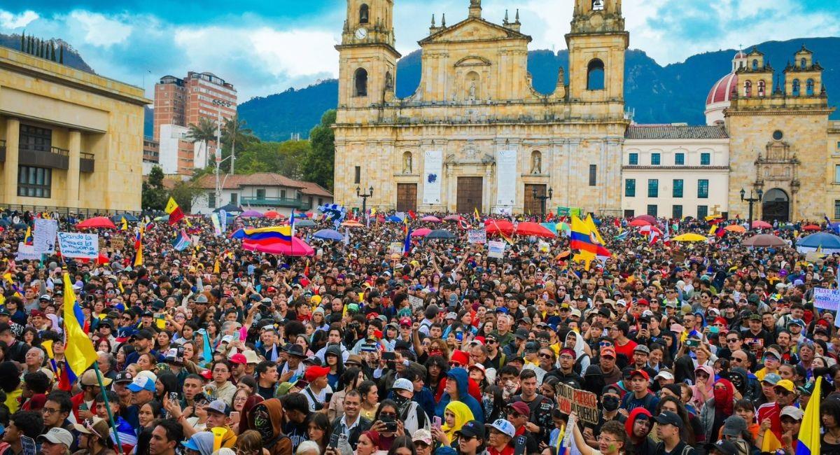 El Pacto Histórico convocó movilizaciones para el 24 de noviembre contra el presupuesto de 2027. Foto: Twitter @PactoCol