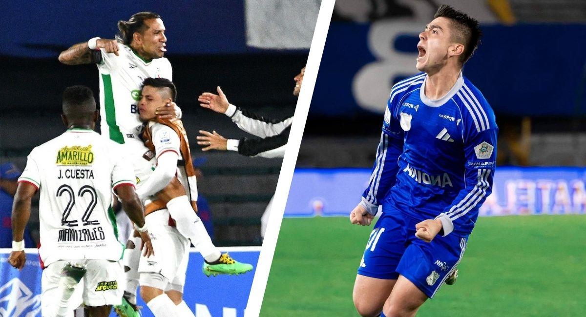 Millonarios y Once Caldas siguen obligados a sumar en el remate del torneo. Foto: